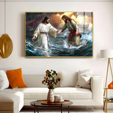 Sermon on the Canvas Jesus Acrylic Wall Paintings & Art