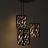 Hanging Ceiling Light Wooden Modern Lamp For Home Decoration Living Room