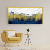 Modern Abstract Waves Canvas Painting | Size 2x4 Feet