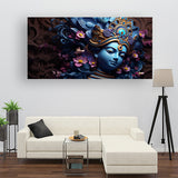 Krishna Canvas Painting – Spiritual Wall Art for Home, Bedroom, Office & Meditation Décor
