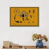 Beautiful Designs of Warli Village Painting Wall Hanging 61 x 41cm