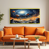Abstract digital-art-galaxy | Size 2x4 Feet