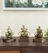 Ganesh Musical Showpiece Set Of 3 table decor