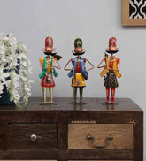 Men Farmer Human Figurine, Set of 3 table decor