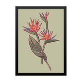 Coral Splash Fine Wall Art Framed Painting/Poster for Home and Office Décor