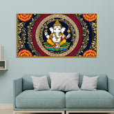 Heritage Look Ganesha Wall Painting – Ancient Vibe Decor