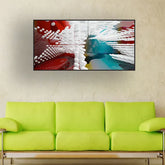 Abstract Glass Sculpture 3D Wall Art | Size 2x4 Feet