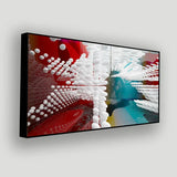 Abstract Glass Sculpture 3D Wall Art | Size 2x4 Feet