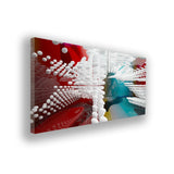 Abstract Glass Sculpture 3D Wall Art | Size 2x4 Feet