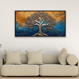 Abstract Botanical Tree Acrylic Wall Art| Size 2x4 Feet