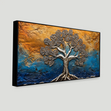 Abstract Botanical Tree Acrylic Wall Art| Size 2x4 Feet