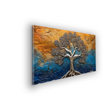 Abstract Botanical Tree Acrylic Wall Art| Size 2x4 Feet