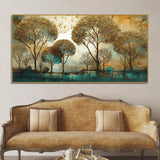 Abstract Mountain Landscape Artistic Canvas Wall Painting