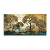 Abstract Mountain Landscape Artistic Canvas Wall Painting