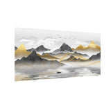 Modern Abstract Energy Flow Canvas Art | Size 2x4 Feet