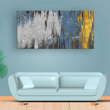 Abstract Golden Geometric Painting – Modern Art Pattern & Contemporary Wall Décor | Size 2x4 Feet