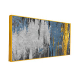 Abstract Golden Geometric Painting – Modern Art Pattern & Contemporary Wall Décor | Size 2x4 Feet