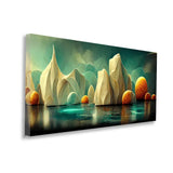 Futuristic Abstract Vibrant Color Wall Art | Size 2x4 Feet