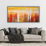 Abstract Textured Layers Wall Painting | Size 2x4 Feet