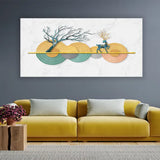 Dreamland Deer Scene | Fantasy Nature Canvas Painting