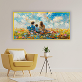 Family Wall Art Canvas – Togetherness & Love | Size 2x4 Feet