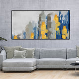 Echoes of Emotion – Modern Abstract Canvas Wall Art Size:H x W, 2x4 Feet