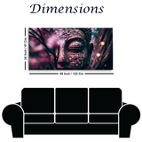 Buddha Lotus Tree Spiritual Wall Art ISize 2x4 Feet