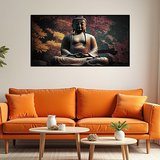 Buddha Wall Painting – Perfect for Yoga Room, Home or Hotel Décor | Size 2x4 feet
