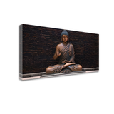 Buddha Canvas Wall Art | Home & Office Décor for Harmony | Handmade Look – Size 4x2 Feet