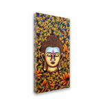 Meditative Buddha Canvas Painting | Spiritual Home Décor for Calmness & Energy Cleansing | Perfect Wall Art – Size 4x2 Feet