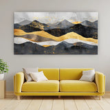 Sunset Over the Hills | Vibrant Mountain Landscape Canvas