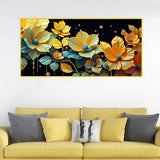Pastel Floral Abstract Canvas Painting | Elegant Home Wall Art