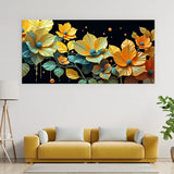 Pastel Floral Abstract Canvas Painting | Elegant Home Wall Art