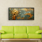 cosmetic-bottle-with-luxurious-art-nouveau-inspired-sun-relief-background| Size 2x4 Feet