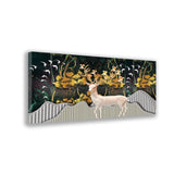 Standing Deer Wall Art | Size 2x4 Feet