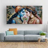 Radha Krishna Love Painting – Premium Canvas Wall Decor