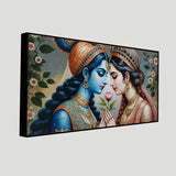 Radha Krishna Love Painting – Premium Canvas Wall Decor