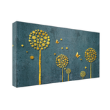 Vibrant Flower Wall Art canvas painting for living room,bedroom, office, hotel et. big size 48x24 inch ready to hang