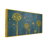 Vibrant Flower Wall Art canvas painting for living room,bedroom, office, hotel et. big size 48x24 inch ready to hang