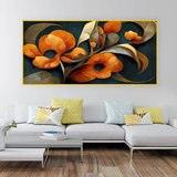 Modern Floral Vector Art | Abstract Botanical Canvas Decor