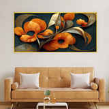 Modern Floral Vector Art | Abstract Botanical Canvas Decor