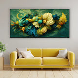 Bloom Harmony Abstract Art | Floral Canvas Wall Decor
