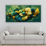 Bloom Harmony Abstract Art | Floral Canvas Wall Decor