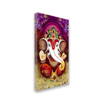 Ganesh Ji Canvas Painting for Home & Office Wall Décor | Brings Prosperity & Positivity | Divine Art – Size 2x4 Feet