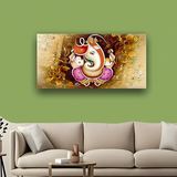Beautiful Lord Ganesh Ji canvas painting for living room,bedroom, office, hotel etc.