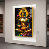 Beautiful Meditation Gautam Buddha Acrylic Wall Paintings & Arts