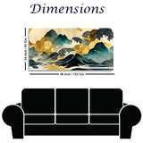 Golden Mount Fuji Landscape – Premium Canvas Wall Art |Size W 4x H 2 feet