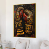 Indulgence Of Lv Knock Out Cotton Canvas Wall Painting