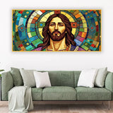 Serene Jesus Portrait – Sacred Christian Art in Soft Divine Light
