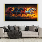 Running Horses Vastu canvas Painting for home, office decor